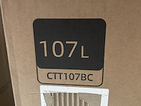 Koel-vriescombinatie 107 liter chiq, ctt107bc - afbeelding 2 van  2