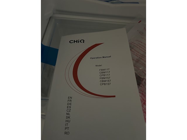 Koel-vriescombinatie 157 liter chiq, fbm157l42 - afbeelding 4 van  5