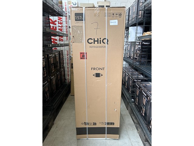 Koel-vriescombinatie 157 liter, chiq, fbm157l42 - afbeelding 2 van  3