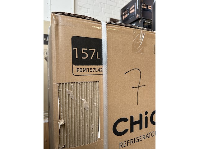 Koel-vriescombinatie 157 liter, chiq, fbm157l42 - afbeelding 3 van  3