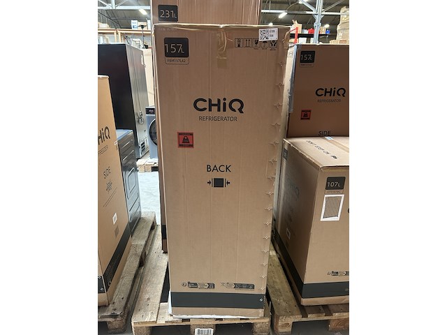 Koel-vriescombinatie 157 liter chiq, fbm157l42 - afbeelding 1 van  2