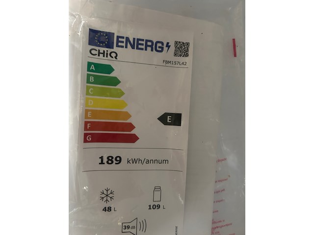 Koel-vriescombinatie 157 liter, chiq, fbm157l42 - afbeelding 5 van  5