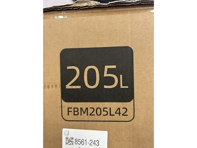 Koel-vriescombinatie 205 liter chiq, fbm205l42 - afbeelding 2 van  2