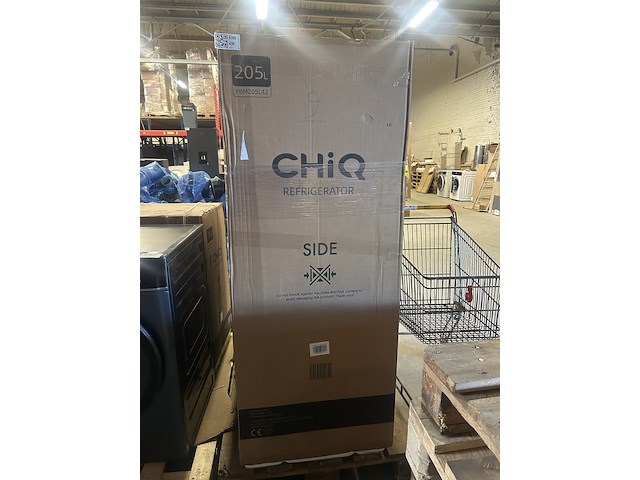 Koel-vriescombinatie 205 liter chiq, fbm205l42 - afbeelding 1 van  2