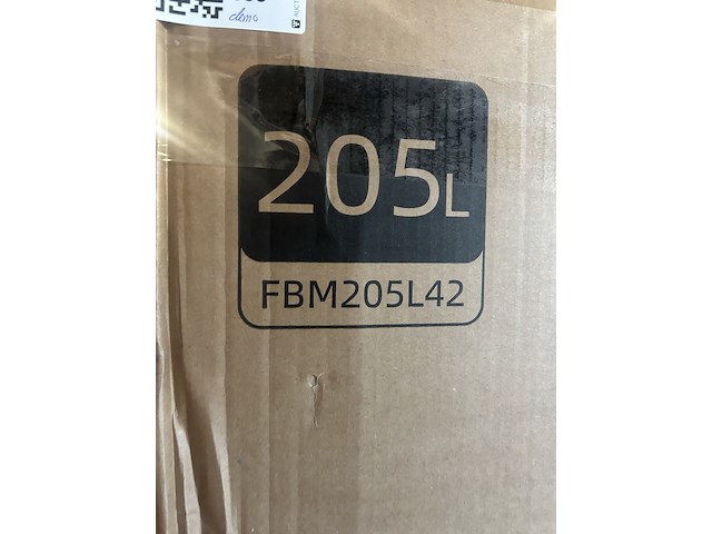 Koel-vriescombinatie 205 liter chiq, fbm205l42 - afbeelding 2 van  2