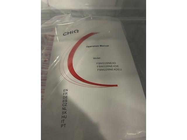 Koel-vriescombinatie 231 liter chiq, fbm228ne4de - afbeelding 7 van  8