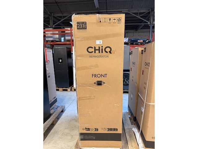 Koel-vriescombinatie 231 liter chiq, fbm228ne4de - afbeelding 3 van  4