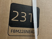 Koel-vriescombinatie 231 liter chiq, fbm228ne4de - afbeelding 5 van  5