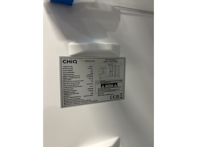 Koel-vriescombinatie 231 liter chiq, fbm228ne4de - afbeelding 5 van  6