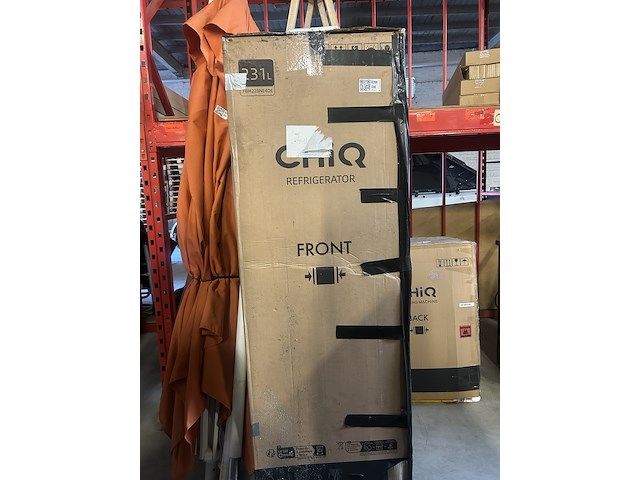 Koel-vriescombinatie 231 liter chiq, fbm228ne4de - afbeelding 1 van  2