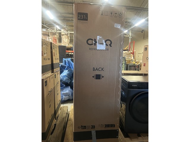Koel-vriescombinatie 231 liter chiq, fbm228ne4de - afbeelding 1 van  2