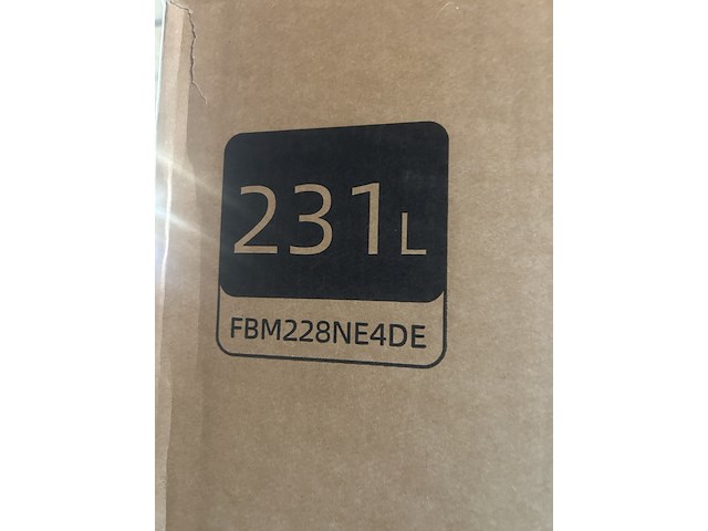 Koel-vriescombinatie 231 liter chiq, fbm228ne4de - afbeelding 2 van  2