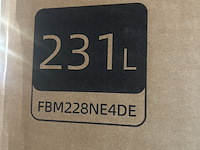 Koel-vriescombinatie 231 liter chiq, fbm228ne4de - afbeelding 2 van  2