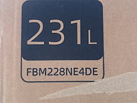 Koel-vriescombinatie 231 liter chiq, fbm228ne4de - afbeelding 2 van  2