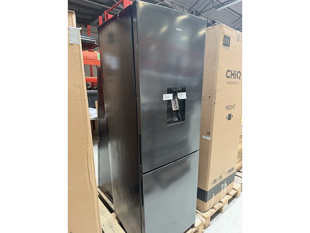 Koel-vriescombinatie 231 liter chiq, fbm228ne4de - afbeelding 1 van  1