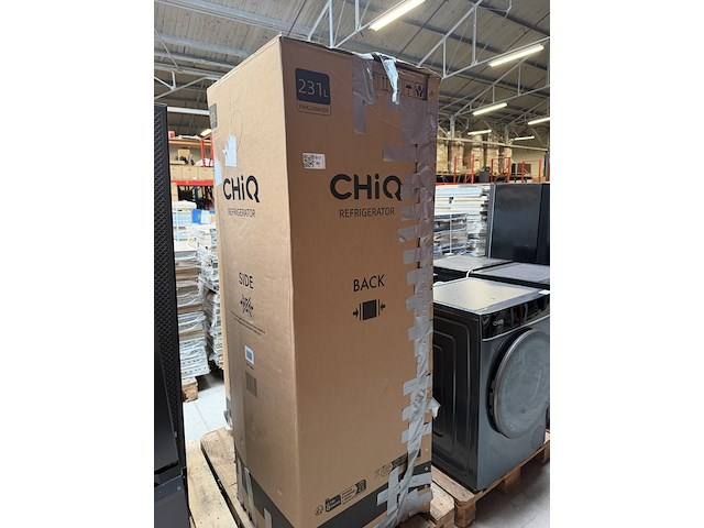 Koel-vriescombinatie 231 liter chiq, fbm228ne4de - afbeelding 1 van  2
