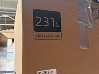 Koel-vriescombinatie 231 liter chiq, fbm228ne4de - afbeelding 2 van  2