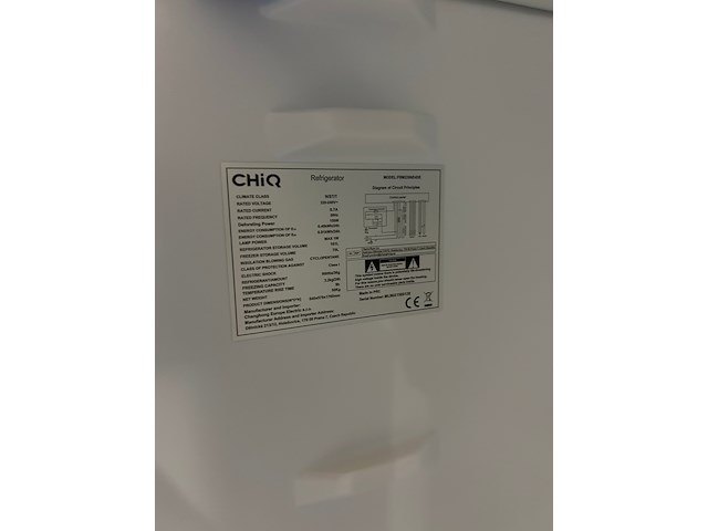 Koel-vriescombinatie 231 liter, chiq, fbm228ne4de - afbeelding 5 van  9