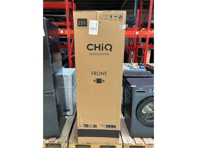 Koel-vriescombinatie 231 liter, chiq, fbm228ne4de - afbeelding 2 van  3