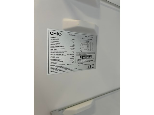 Koel-vriescombinatie 231 liter, chiq, fbm228ne4de - afbeelding 5 van  6