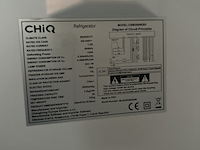 Koel-vriescombinatie 250 liter chiq, cbm250nebd - afbeelding 12 van  12