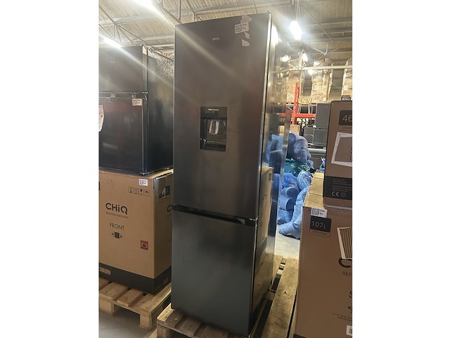 Koel-vriescombinatie 250 liter chiq, cbm250nebd - afbeelding 1 van  6