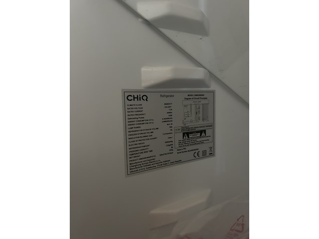 Koel-vriescombinatie 250 liter chiq, cbm250nebd - afbeelding 5 van  6