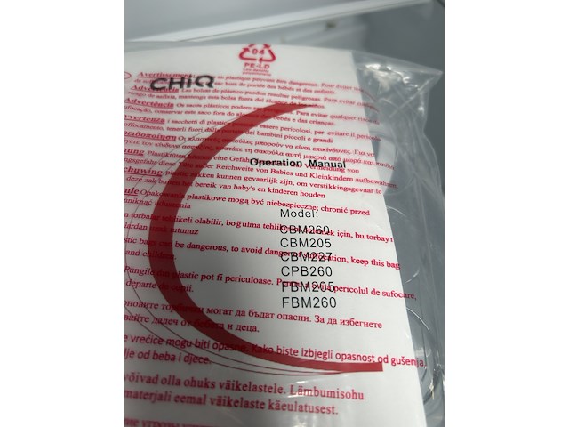 Koel-vriescombinatie 262 liter, chiq, fbm260l - afbeelding 3 van  3