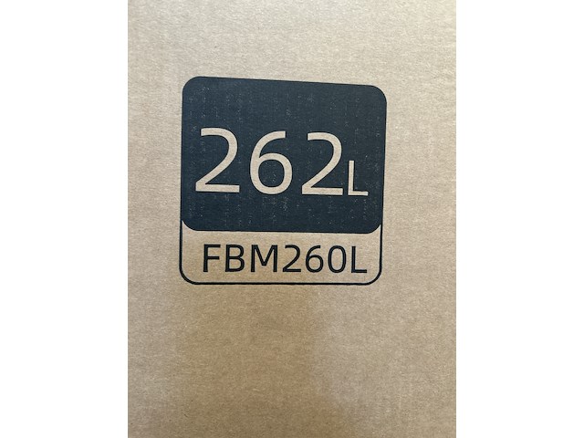 Koel-vriescombinatie 262 liter, chiq, fbm260l - afbeelding 2 van  2