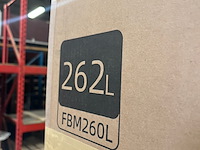 Koel-vriescombinatie 262 liter, chiq, fbm260l - afbeelding 2 van  2
