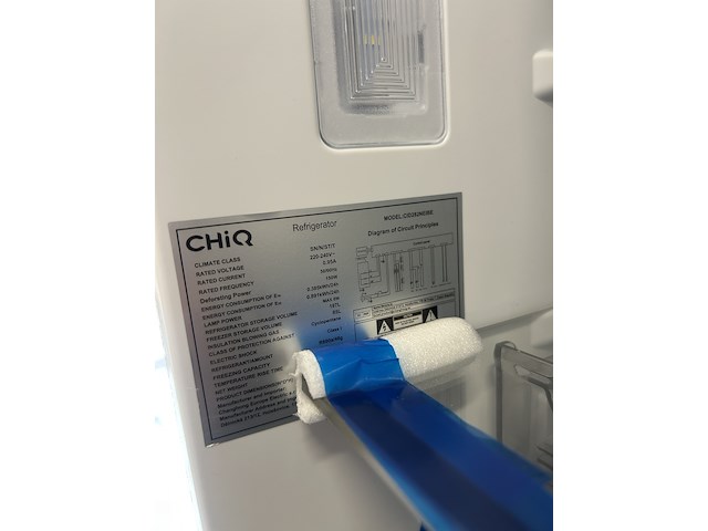 Koel-vriescombinatie 282 liter chiq, cid282neibe - afbeelding 5 van  7