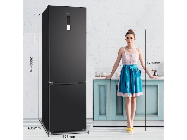 Koel-vriescombinatie 356 liter chiq, fbm351nei42 - afbeelding 3 van  6