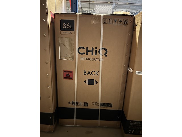 Koel-vriescombinatie 86 liter chiq, ftm86l4e - afbeelding 3 van  4