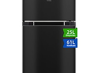 Koel-vriescombinatie 86 liter chiq, ftm86l4e - afbeelding 1 van  5