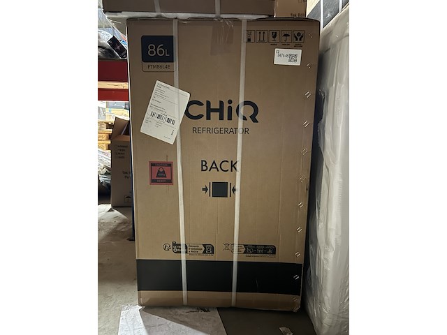 Koel-vriescombinatie 86 liter chiq, ftm86l4e - afbeelding 4 van  5