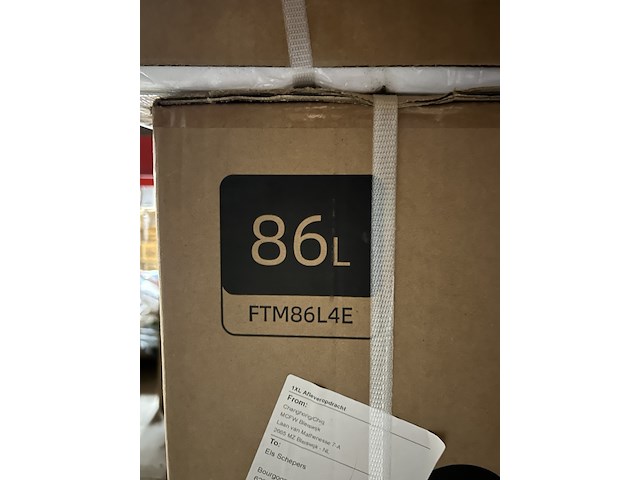 Koel-vriescombinatie 86 liter chiq, ftm86l4e - afbeelding 5 van  5