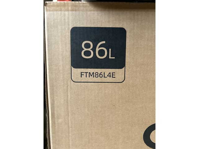 Koel-vriescombinatie 86 liter chiq, ftm86l4e - afbeelding 2 van  3
