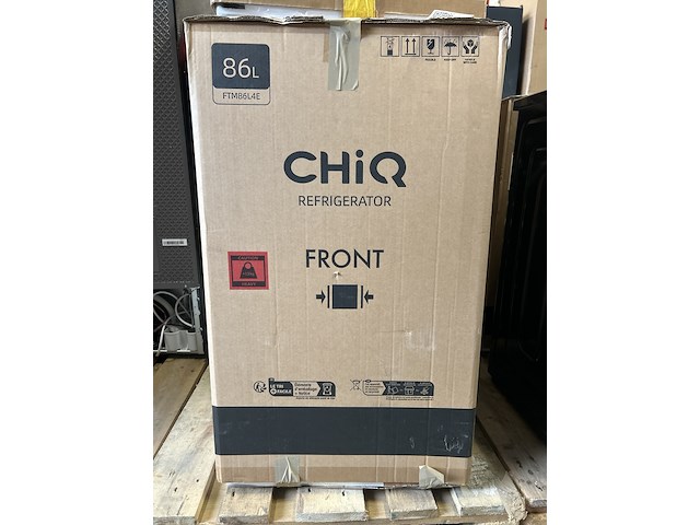 Koel-vriescombinatie 86 liter chiq, ftm86l4e - afbeelding 1 van  2