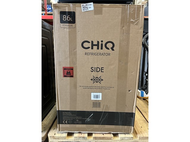 Koel-vriescombinatie 86 liter chiq, ftm86l4e - afbeelding 1 van  3