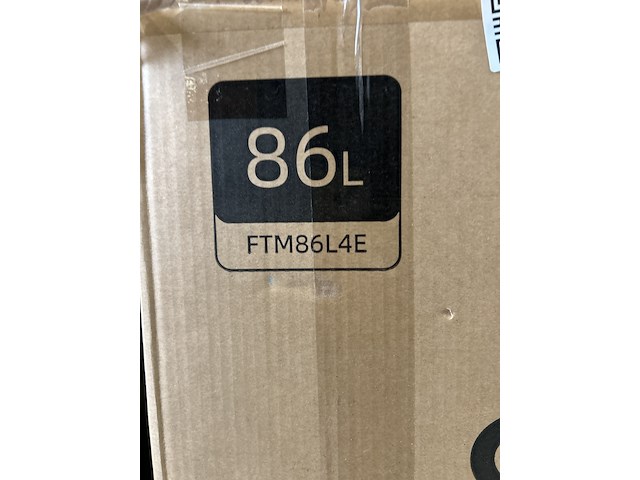 Koel-vriescombinatie 86 liter chiq, ftm86l4e - afbeelding 2 van  3