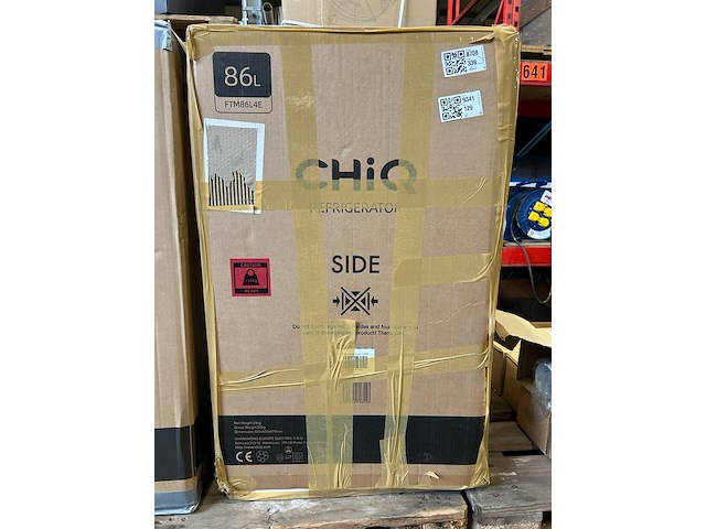 Koel-vriescombinatie 86 liter, chiq, ftm86l4e - afbeelding 2 van  3