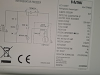 Koel-vriescombinatie etna, kcv143wit - afbeelding 3 van  6