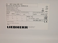 Koel-vriescombinatie, liebherr, cu 2831 - afbeelding 9 van  12