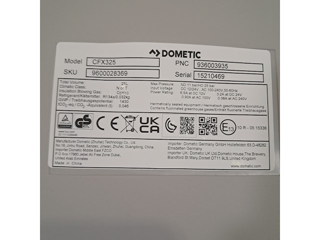 Koelbox, dometic, cfx325 - afbeelding 3 van  8