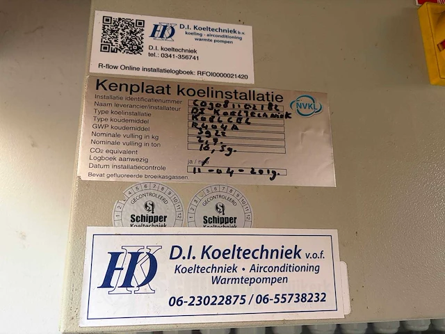 Koelcel en vriescel met stellingen - afbeelding 28 van  36