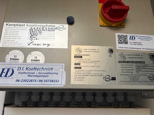 Koelcel en vriescel met stellingen - afbeelding 29 van  36