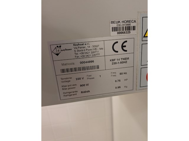 Koelcel met koelunit en bedieningspaneel, keyfrost - afbeelding 20 van  21