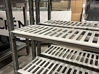 Koelcel/vriescel stelling 2 x 160 cm (1x 3 schappen, 1x 4 schappen) cambro - afbeelding 5 van  5