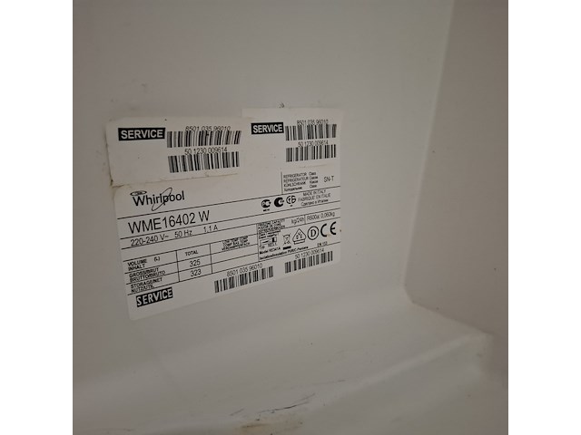 Koeler a++, whirlpool, wme16402w - afbeelding 6 van  6