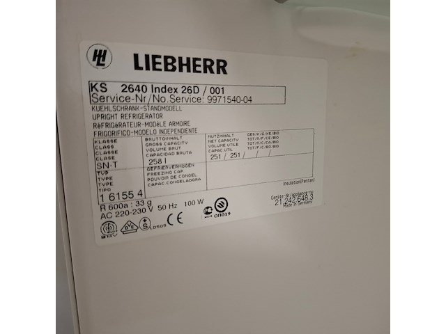 Koeler, liebherr a++, ks2640 - afbeelding 7 van  7